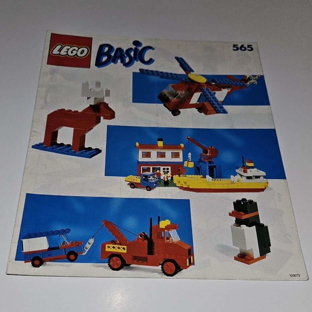 INSTRUCTIONS ONLY Lego Basic 565 Manual Replacement INSTRUCTIONS ONLY